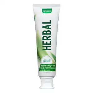 Dentífrico Herbal Deliplus con flúor Tubo 0.1 100 ml