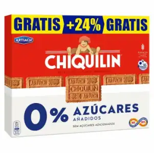 Galletas Chiquilín Artiach sin azúcar añadido 422 g.