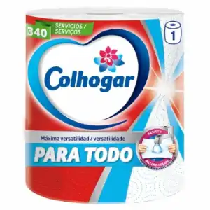 Papel de cocina jumbo Colhogar Paratodo 1 rollo