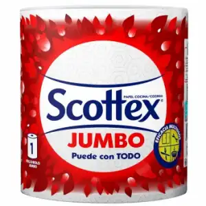 Papel de cocina Jumbo Scottex 1 rollo.