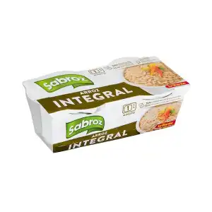 Arroz cocido integral Sabroz 2 vasitos X 0.125 kg