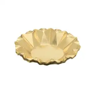 Bol oro Navidad Bosque Verde