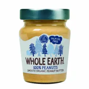Crema de cacahuete suave ecológica Whole Earth 227 g.