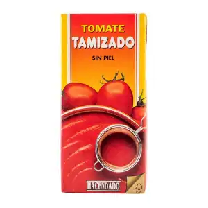 Tomate tamizado sin piel Hacendado Brick 0.39 kg