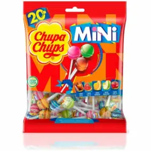 Caramelo con palo Mini Chupa Chups sin gluten 20 ud.