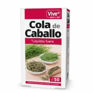 Cola de caballo en cápsulas Vive+ 50 ud.