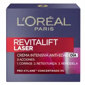 Crema intensiva anti-edad Revitalift Láser X3 L'Oréal-Revitalift 50 ml.