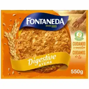 Galletas con avena Digestive Fontaneda 550 g.