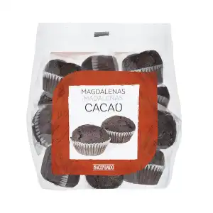 Magdalenas al cacao Hacendado Paquete 0.35 kg