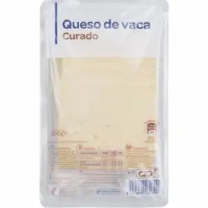 Queso de vaca curado 200 g.