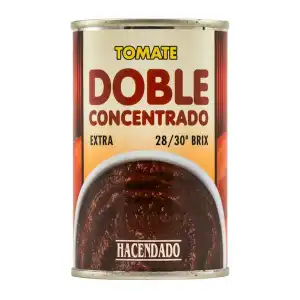 Tomate doble concentrado Hacendado extra Bote 0.17 kg