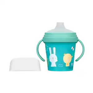 Vaso para bebé +6 meses Deliplus boquilla blanda  1 ud