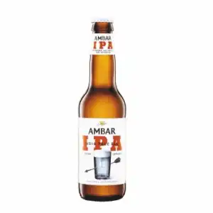 Cerveza Ambar Indian Pale Ale botella 33 cl.