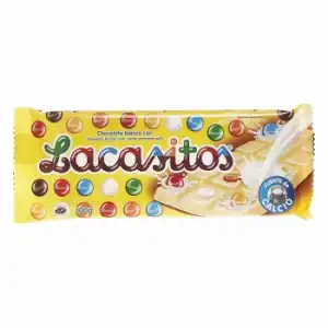 Chocolate blanco Lacasitos sin gluten 100 g.