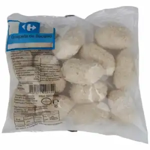 Croquetas caseras de bacalao congeladas Carrefour 400 g