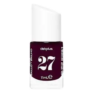 Laca de uñas alto brillo Deliplus 27 burdeos