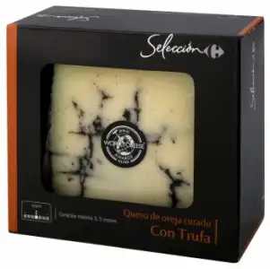 Queso de oveja curado con trufa Carrefour Selección cuña 200 g