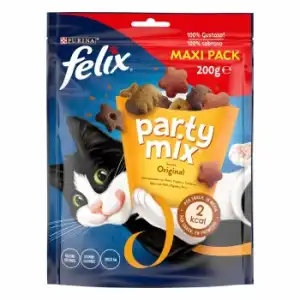 Snack pollo, hígado y pavo para gatos Felix 200 g