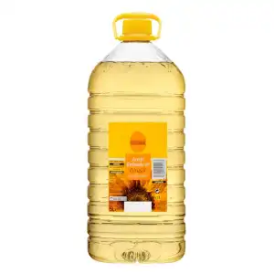 Aceite de girasol refinado 0,2º Hacendado Garrafa 5 L