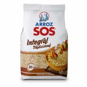 Arroz integral Sos 1 kg.