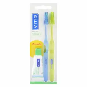 Cepillo dental suave Vitis 2 ud.