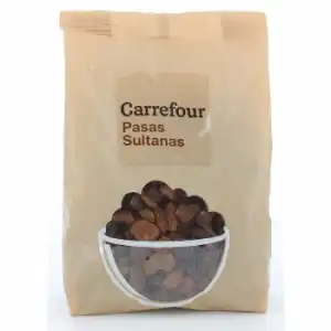 Pasas sultanas Carrefour 350 g.