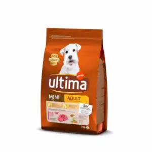 Pienso de buey para perro adulto Mini Ultima 3 Kg.