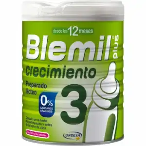 Preparado lácteo infantil de crecimiento desde 1 año Blemil Plus 3 lata 800 g.