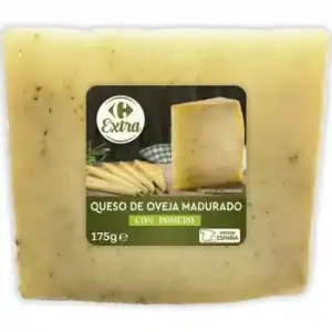 Queso de oveja madurado con romero Carrefour Extra 175 g