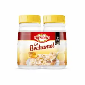 Salsa bechamel Président pack de 2 briks de 250 ml.