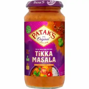 Salsa Tikka Masala Patak sin gluten 450 g.