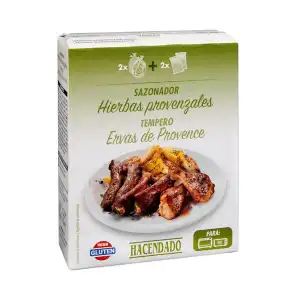 Sazonador al horno y microondas pollo y costillas a las hierbas provenzales Hacendado Caja 0.048 100 g