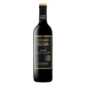 Vino tinto D.O Valdepeñas Conde de Egara reserva tempranillo Botella 750 ml