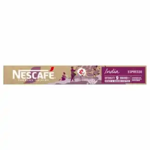 Café de India en cápsulas Nescafé compatible con Nespresso 10 ud.