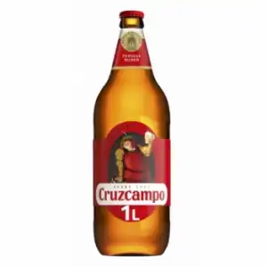 Cerveza Cruzcampo Pilsen botella 1 l.