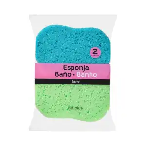 Esponja de baño suave Deliplus Paquete 1 ud