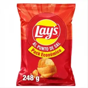 Patatas fritas al punto de sal Lay's sin gluten 248 g.