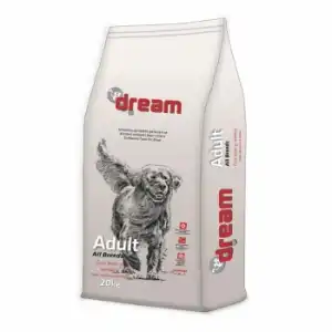 Pienso de pollo y cereales para perros adultos Dream 20 Kg.