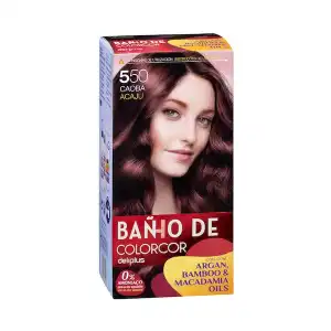 Baño de color 550 caoba Deliplus 0% amoniaco Caja 1 ud
