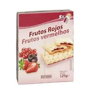 Barritas de galleta y frutos rojos Hacendado