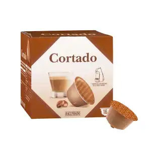 Café cortado en cápsula Hacendado Caja 0.093 kg