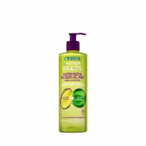 Crema sin aclarado capilar Nutri Rizos Contouring para cabello rizado u ondulado Garnier-Fructis 400 ml.