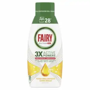 Lavavajillas a maquima gel limo Fairy 504 ml.