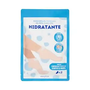Mascarilla de pies hidratante Deliplus con centella asiática & mentol Paquete 0.04 100 g
