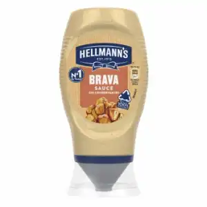 Salsa brava Hellmann's sin gluten envase 250 ml.