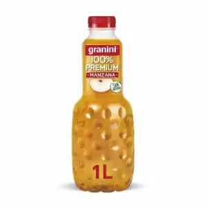 Zumo de manzana 100% Premium Granini botella 1 l.
