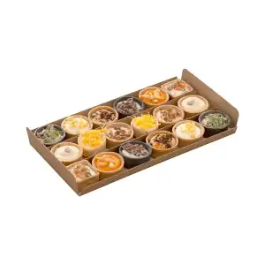 Canapés de tartaletas Listo para Comer  0.28 ud