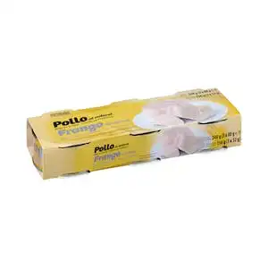 Pechuga de pollo al natural Hacendado 3 latas X 0.052 kg