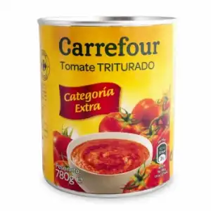 Tomate triturado Carrefour 780 g.