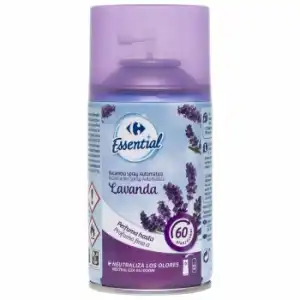 Ambientador automático lavanda recambio Carrefour Essential 1 ud.